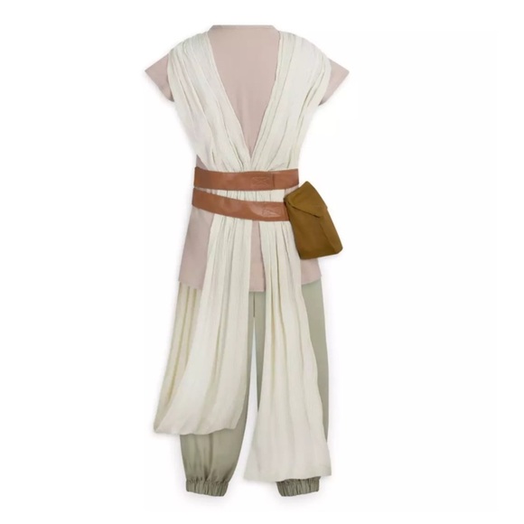 Disney Store Star Wars REY Force Awakens Girls Costume w/Extendable Staff Sz 5-6 - Picture 17 of 17